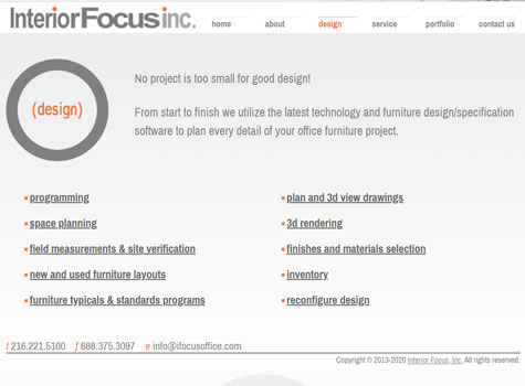 Interior Focus Product Listing