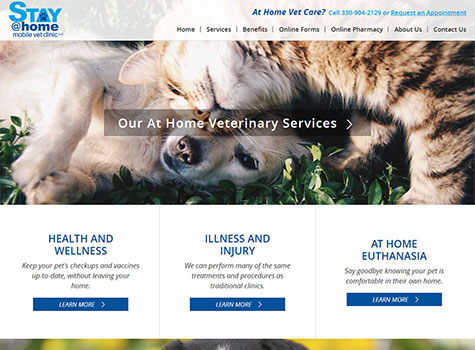 Stay @home Mobile Vet Clinic - Freelance Development