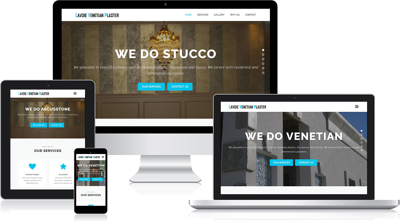 Lavoie Venetian Plaster Responsive Web Development